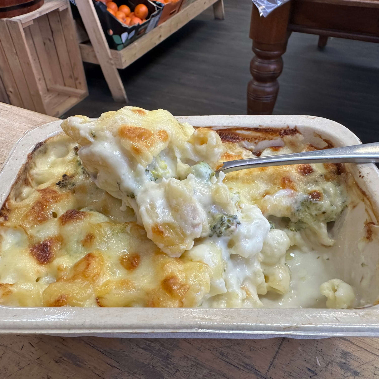 Cauliflower & Broccoli Mac & Cheese (frozen) 550g