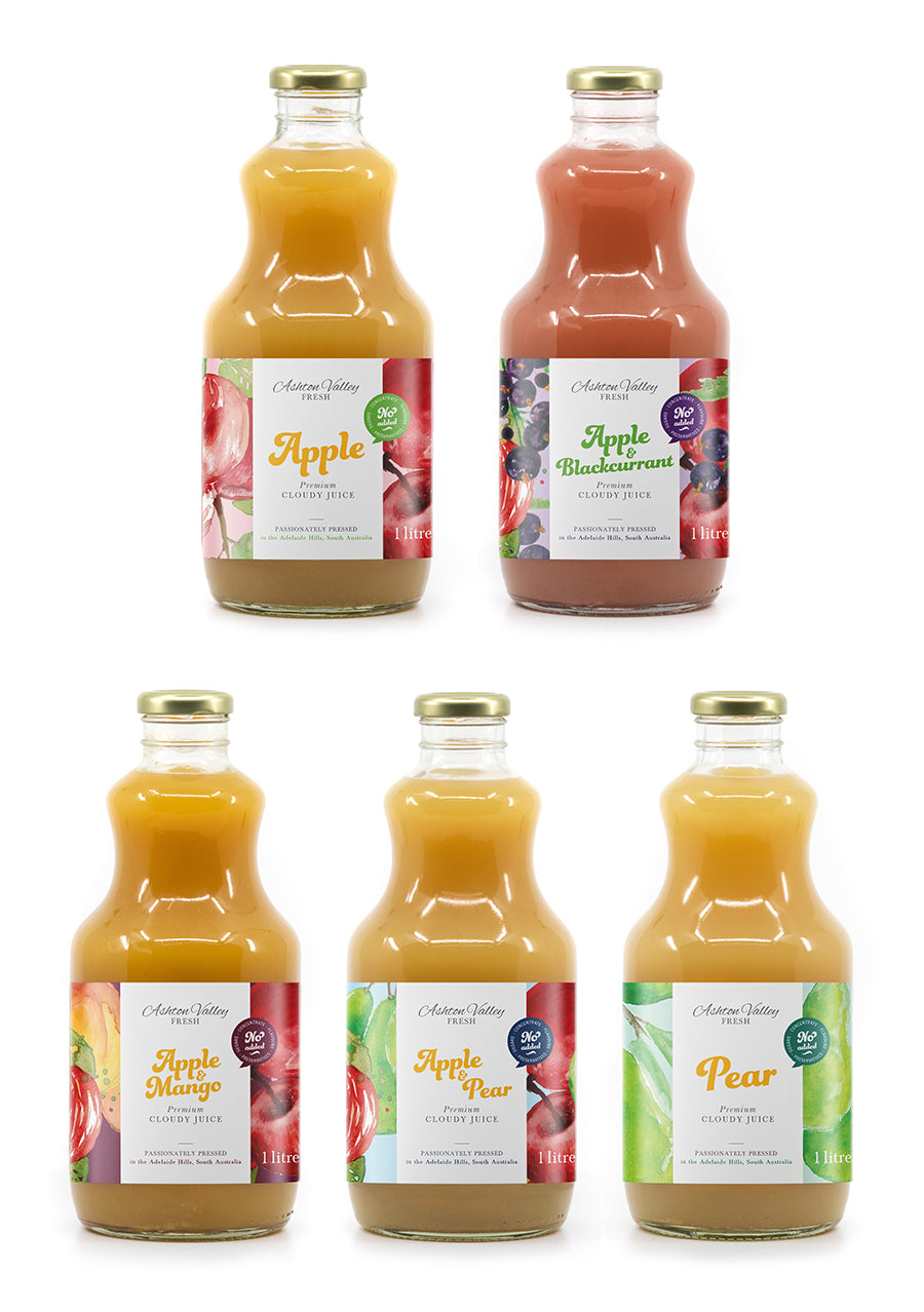 Ashton Valley Cloudy Apple & Mango Juice 1L