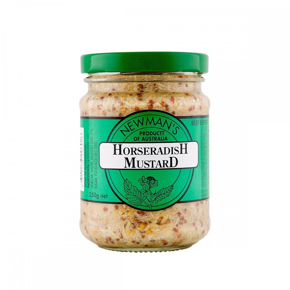 Newmans Horseradish Mustard 250g