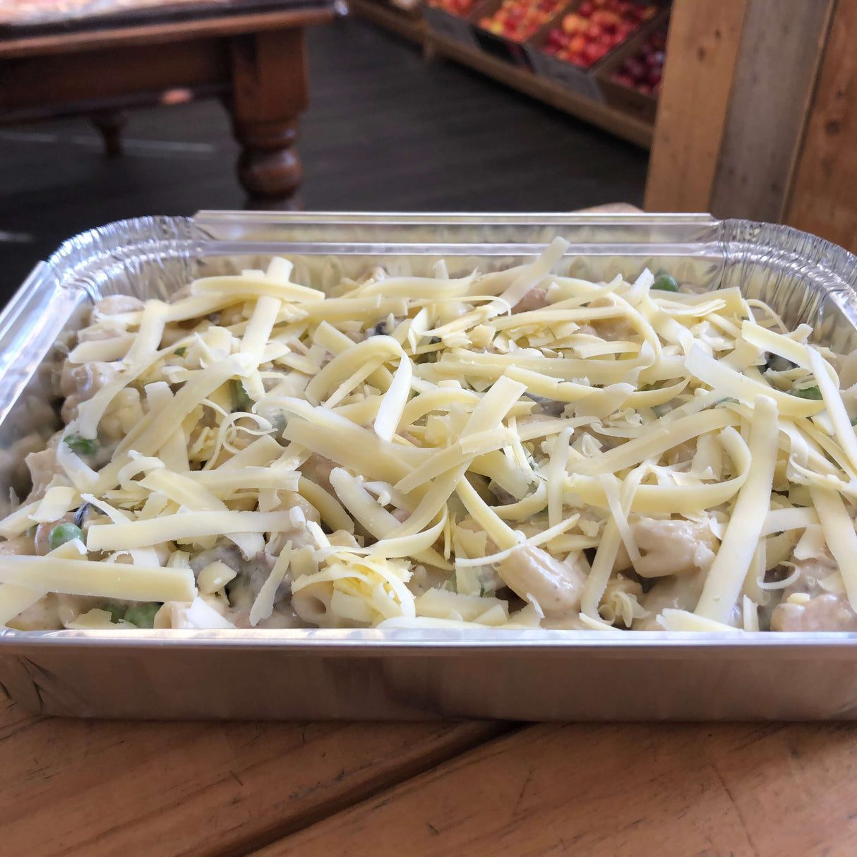 FRESH Family Size Chicken & Mushroom Pasta Bake