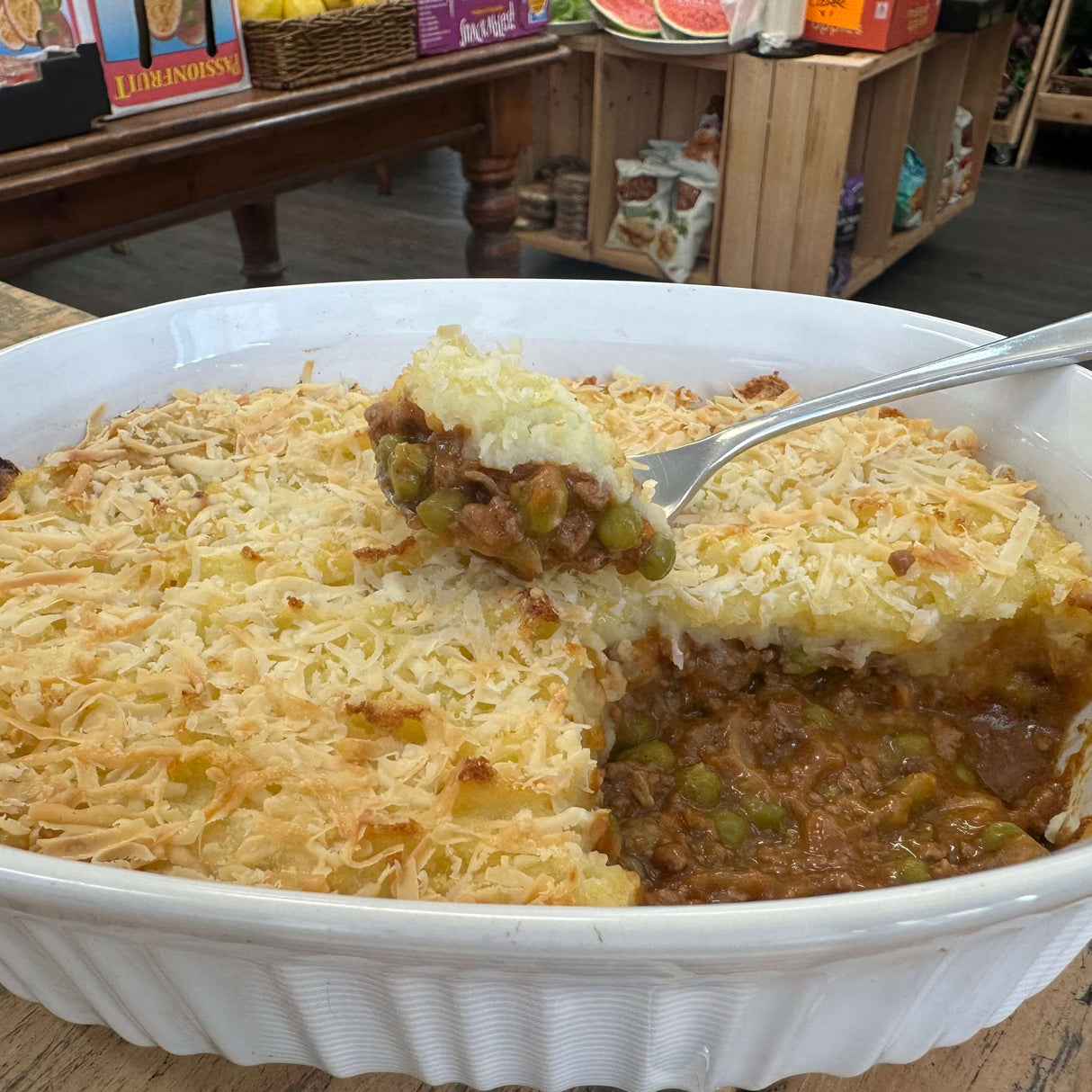 FROZEN Cottage Pie with Dutch Cream Mash & Parmesan