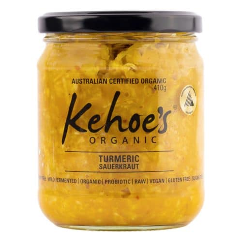 Kehoe's Turmeric Organic Sauerkraut 410g
