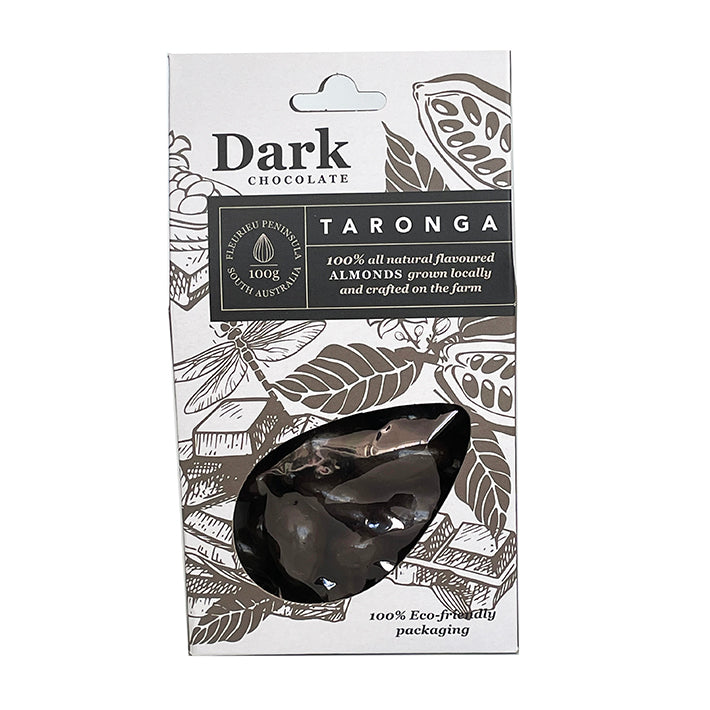 Taronga Dark Chocolate Almonds 100g