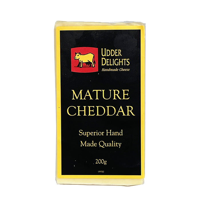 Udder Delights Mature Cheddar 200g