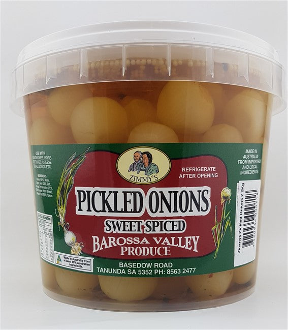 Zimmy's Pickled Onions Sweet Spiced 2.2kg