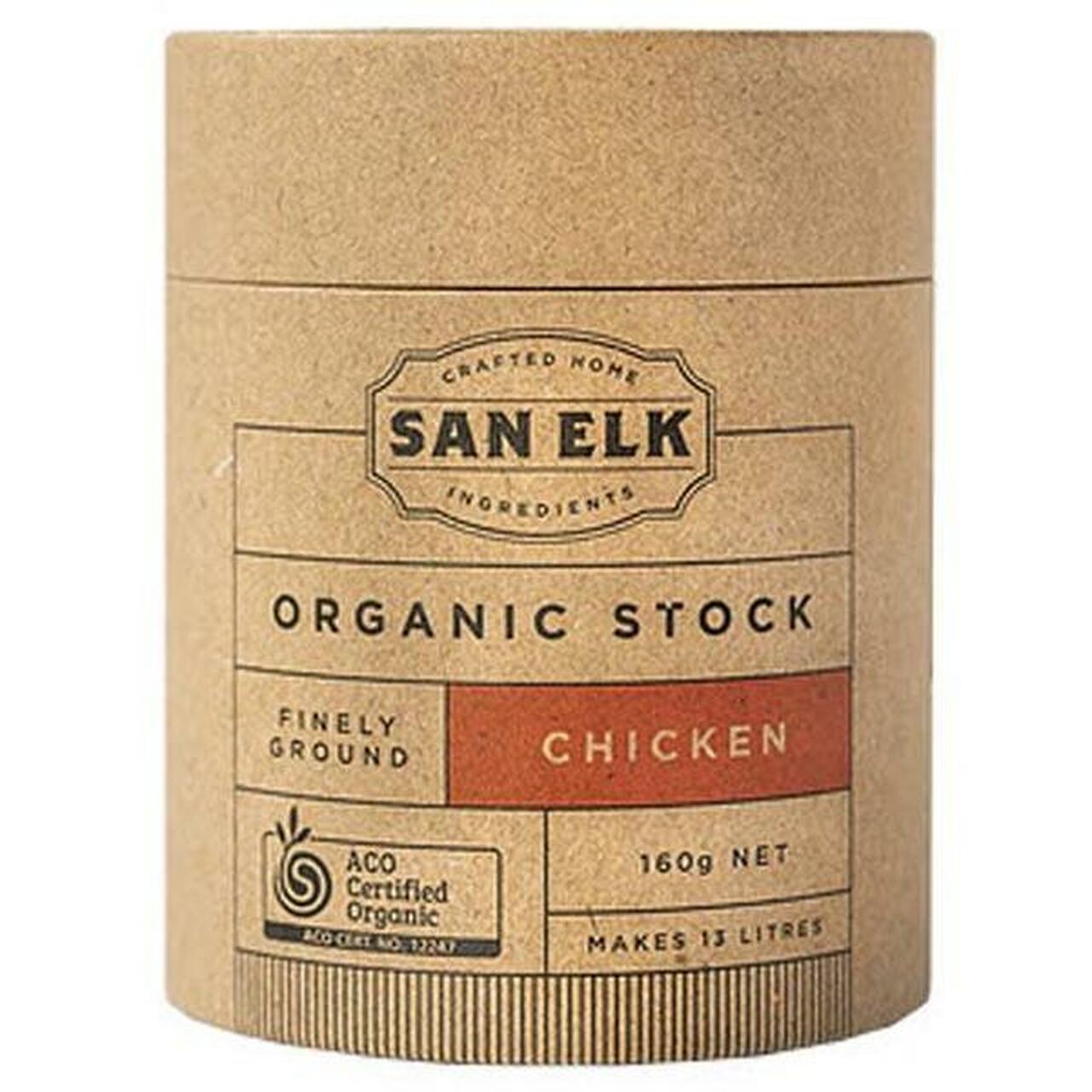 San Elk Organic Stock Chicken 160g